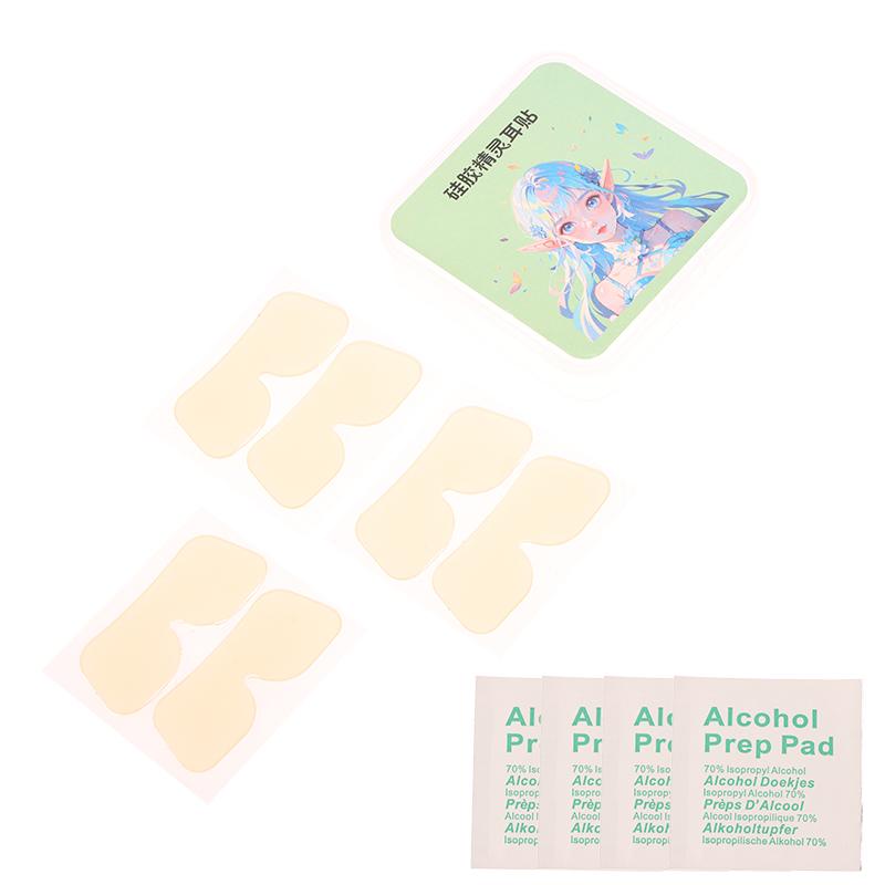 1/2/3 пары наклеек для поддержки эльфийских ушей, невидимый корректор для ушей, пластыри для поддержки мочек ушей, макияж эльфийских ушей, наклейки для V-образного лица, простые в использовании 3Pair