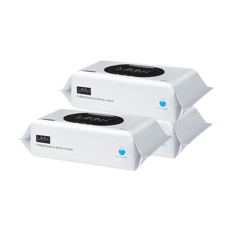 Dual-Use DAMAh Black Magic Soft Face Towel - Thick, Disposable, Wet & Dry Cleansing Non-Woven Towel