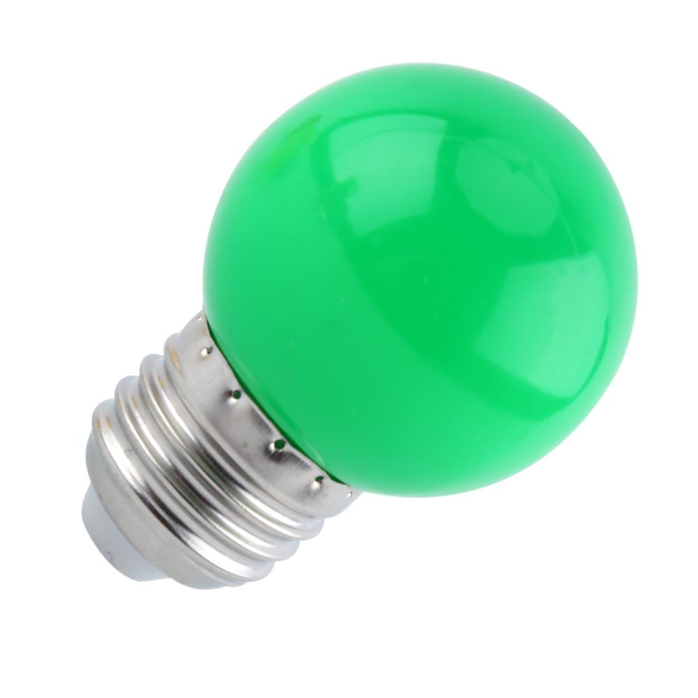2W E27 Multicolor Round LED   Light Bulb Globe Lamp Home Bar Shop Lighting White