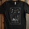 Dark Academia Tarot Card Shirt, Dark Romantasy, Gothic Clothes, Raven Shirt, Dead Poets Society, Edgar Allan Poe, Book Lover Gift