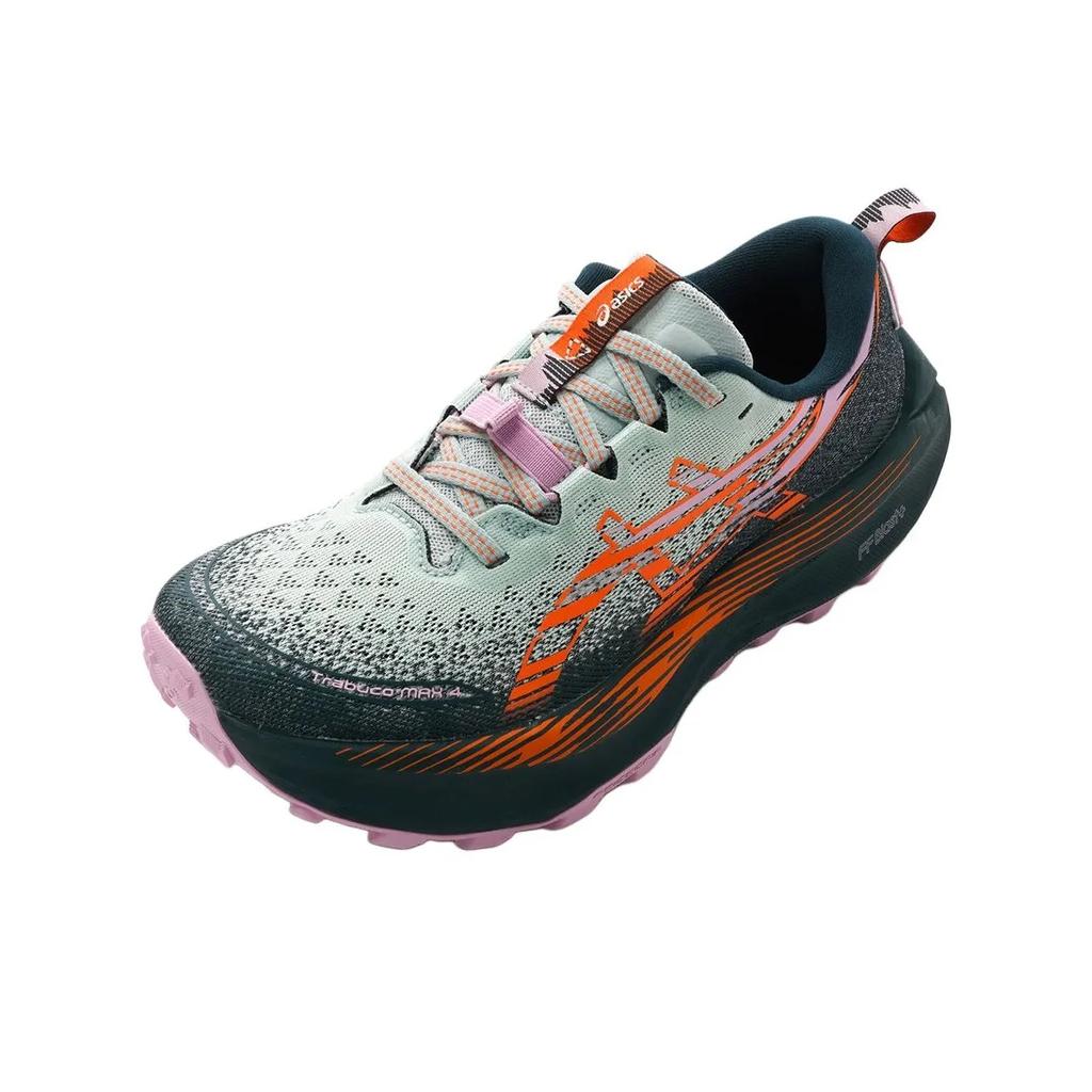ASICS Trabuco Max 4 Cold Moss Nova Orange Women's Sneakers 1012B769-400