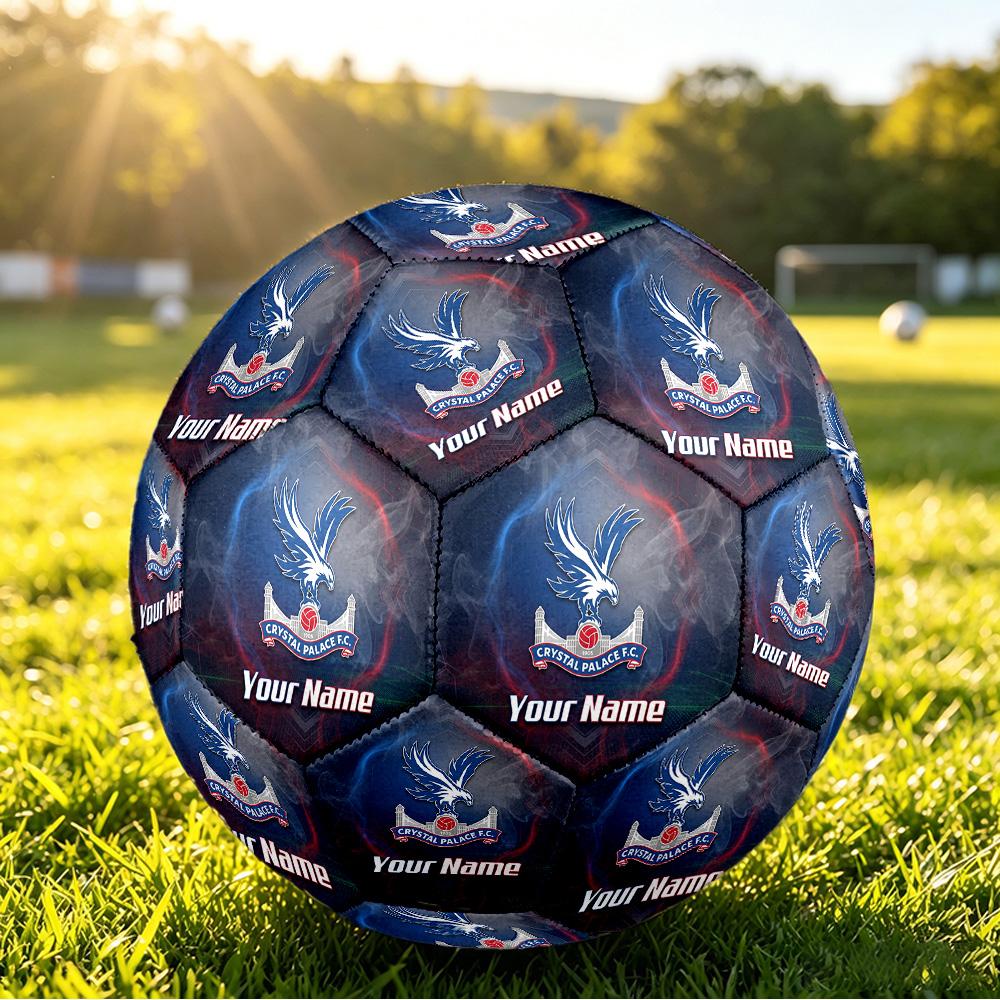 Personalized Size 5 Football Crystal Palace Pattern Outdoor Game Sports Ball Gift