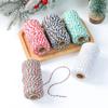 New Colourful Wrapping String Rope 100M Gift Box Packaging Box Packaging Rope DIY Cotton Cords Rop Christmas