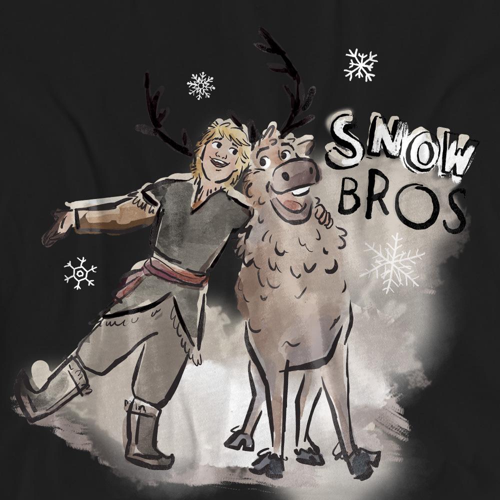 frozen Unisex Adult Snow Bros Kristoff Sven T-Shirt