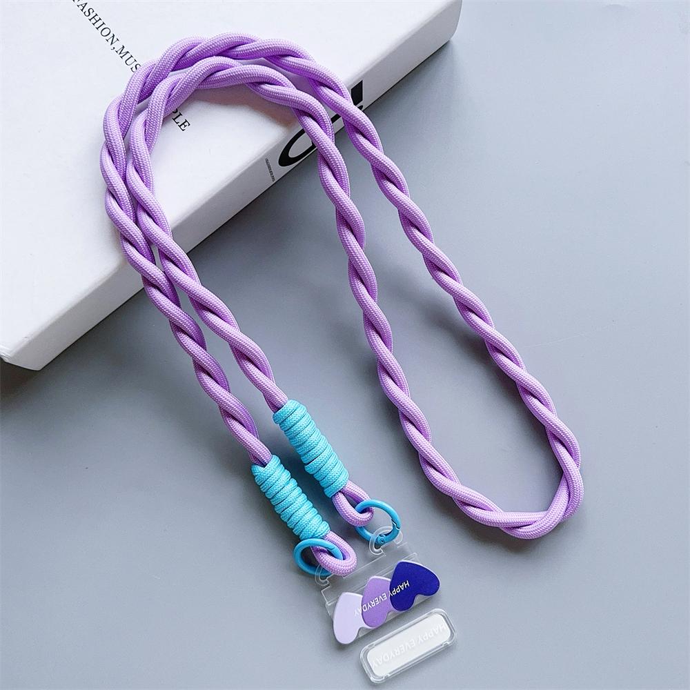 

Love Heart Card Rope Strap Crossbody Lanyard Necklace Bracelet Keyring Purse Backpack Charm Crochet For iPhone Samsung Huawei