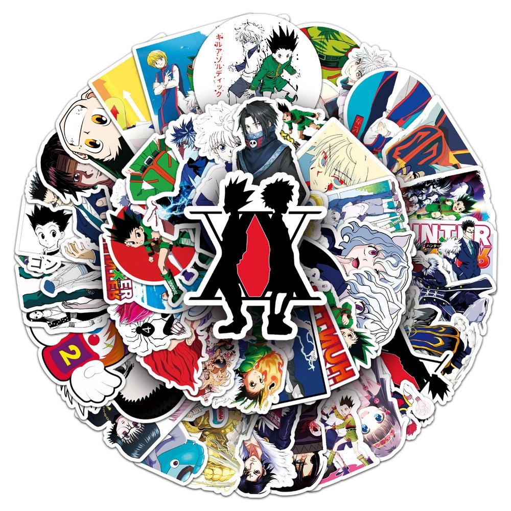 50pcs Waterproof Anime Hunter X Hunter Gon·Freecss Kawaii Stickers Japanese Manga Cartoon Decorations Trendy Gift