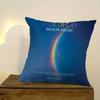 Band C-Coldplay Moon Music Maple Design Cushion Cover Happy Autumn Harvest Decor Holiday Decorati Pillow Cover
