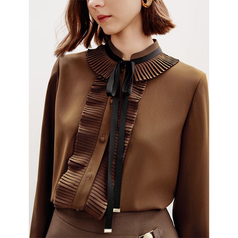 Langzi Palace Style Tweed Blouse