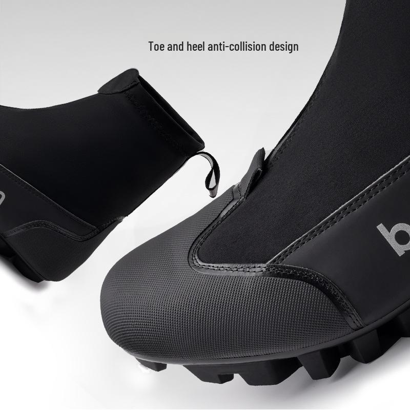 Boton Winter Cycling Boots: Warm, Windproof, Nylon, Reflective Mountain Riding Shoes