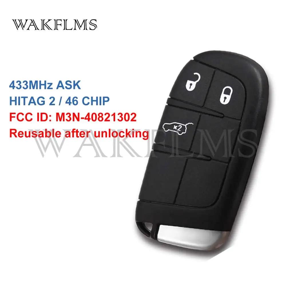 M3N-40821302 For Jeep Grand Cherokee Smart Remote Car Key Fob 433MHz ID46 Chip 2014 2015 2016 2017 2018 2019 2020