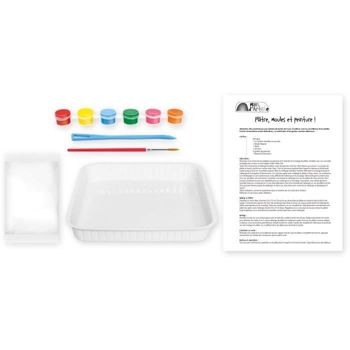 Kit de création empreinte de la main - Loisir Créatif - MAIN D'ARTISTE - Des 5 ans