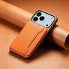 Denior | Lychee Pattern PU Leather Phone Case for iPhone 17/16/15/14/13/12/11/XR/7 Series & Card Holder (3 Card Slots)