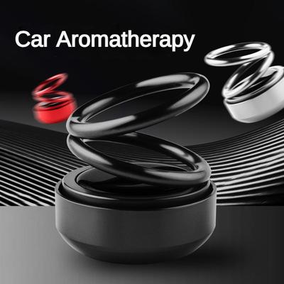 Inel Dublu Rotativ Suspendat pentru Mașină Aromaterapie Solară Accesorii Auto Ornament Accesorii Decorațiune Parfumată