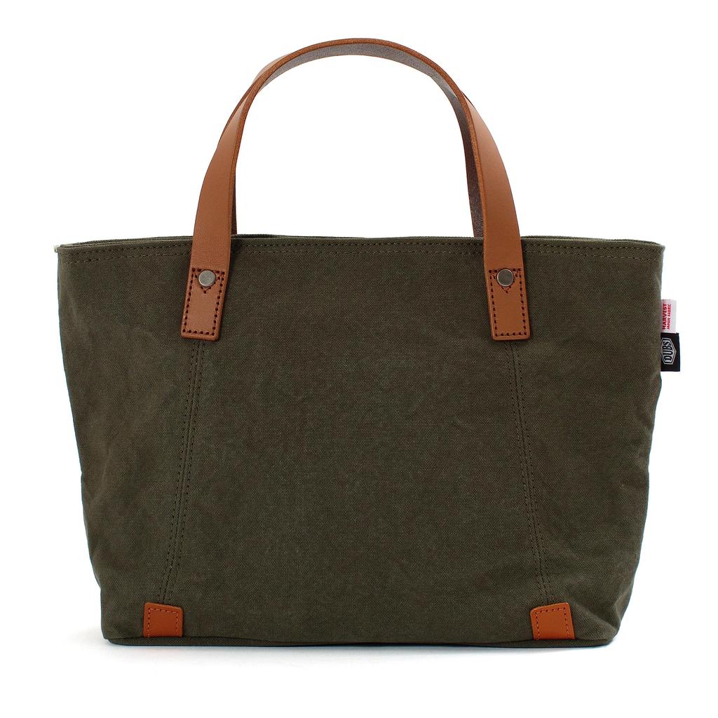 Geanta mic cu 10 parafină x piele de vacă tăbăcită italiană [duble], B5, despărțitori, Nu. bio-procesat BQZ-7432 (kaki)