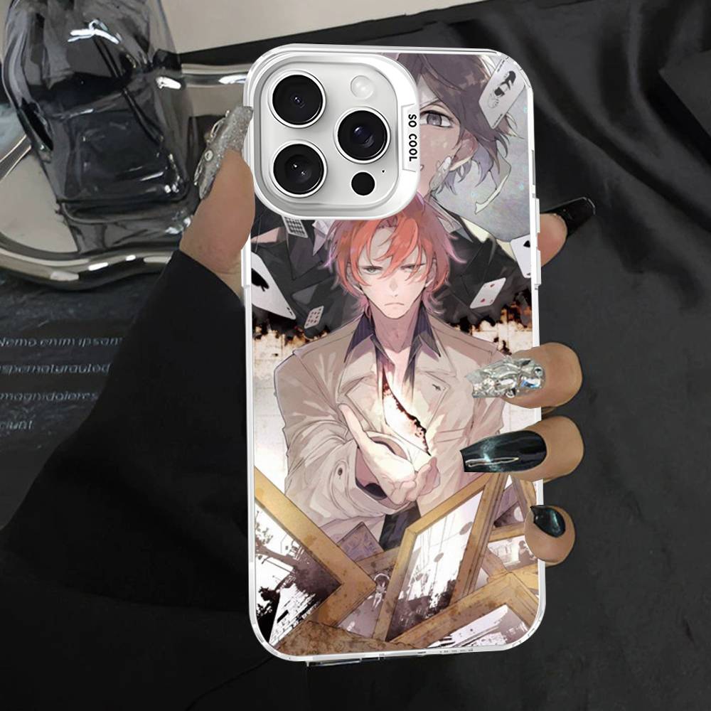 Bungo Stray Dogs Anime For iPhone 17 16 15 14 13 12 11 Pro Max Plus Matte Color Back Phone Cover