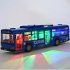 High Quality Simulation Bus Large Size Drop-resistant Light Music Inertia Bus Model Pull Back Car Educational Toys Gifts for daily use