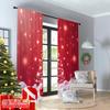 2pcs 2D Flat Printing Merry Christmas Popular Drapes Christmas Tree Lights Ornaments Polyester Without Electricity Festive
