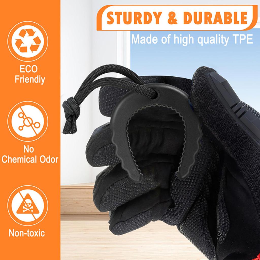 Anti-Collision C-Shaped Door Stopper Safety Silent Anti-Pinch Hand Guard Finger Protector with Rope Door Block Bedroom