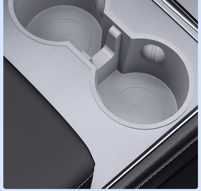 Tesla Model Y/3 Becherhalter-Begrenzer Aufbewahrungsschalen-Rack - Innenzubehör