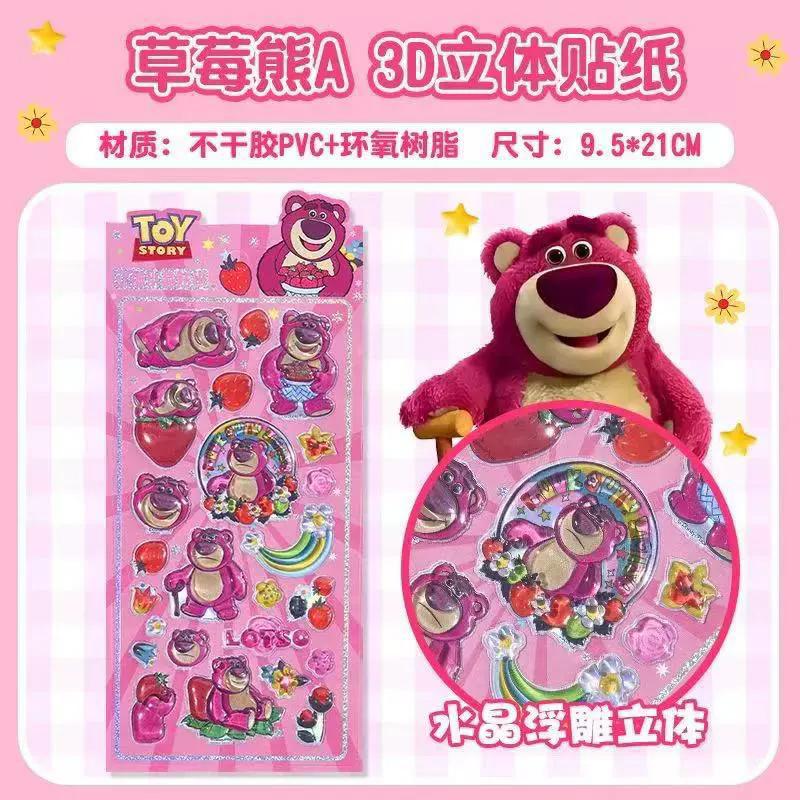 Cartoon Anime Rabbit Judy Fox Nick Stickers Zootopia 3D Relief Sticker Children DIY Scrapbook Notebook Decorative Sticker Gift