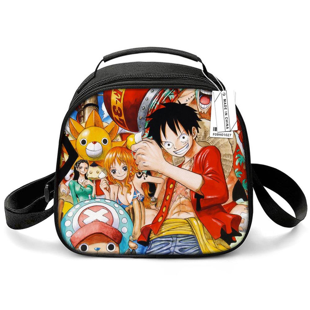 Animation Lunch Box Thermal Insulation Bag Lunch Bag Student Thickened Aluminum Foil Nautical King Storage Thermal Insulation Meal Bag Ice Bag