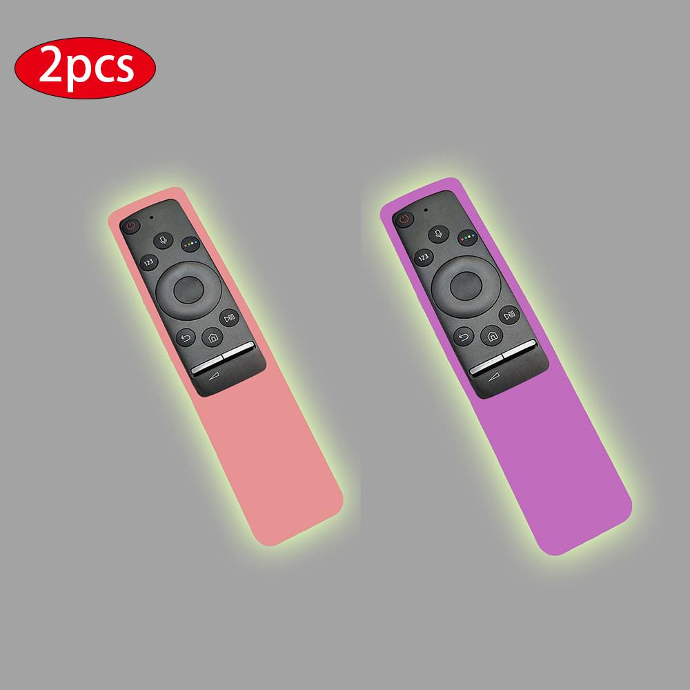 

2-pcs Suitable for Samsung Smart TV BN59 Series TV Remote Control Anti slip and Shockproof Silicone Protective Cover
