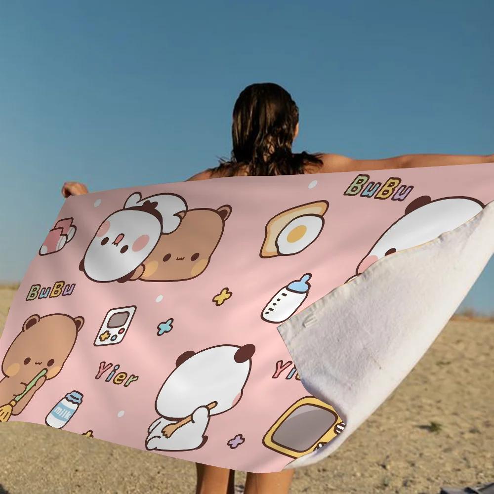 Asciugamano da Spiaggia Carino a Cartone Animato Bubu e Dudu per Bambini Personalizzato Regalo per Bagno Piscina Vacanze Regalo per Festa Picnic