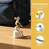 Fun Finger Button Clicker Stress Relief Toy Cute Mini Keychain Fidget Toy for Kids Party Favors Birthday Gifts