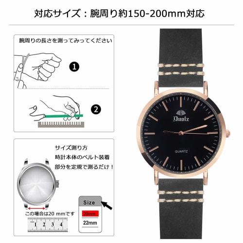 TStrap Leather Watch Strap, 20mm - Genuine Leather Watch Strap, Smartwatch Strap Replacement - Men's Replacement Watch Strap - Includes Buckle and Sli