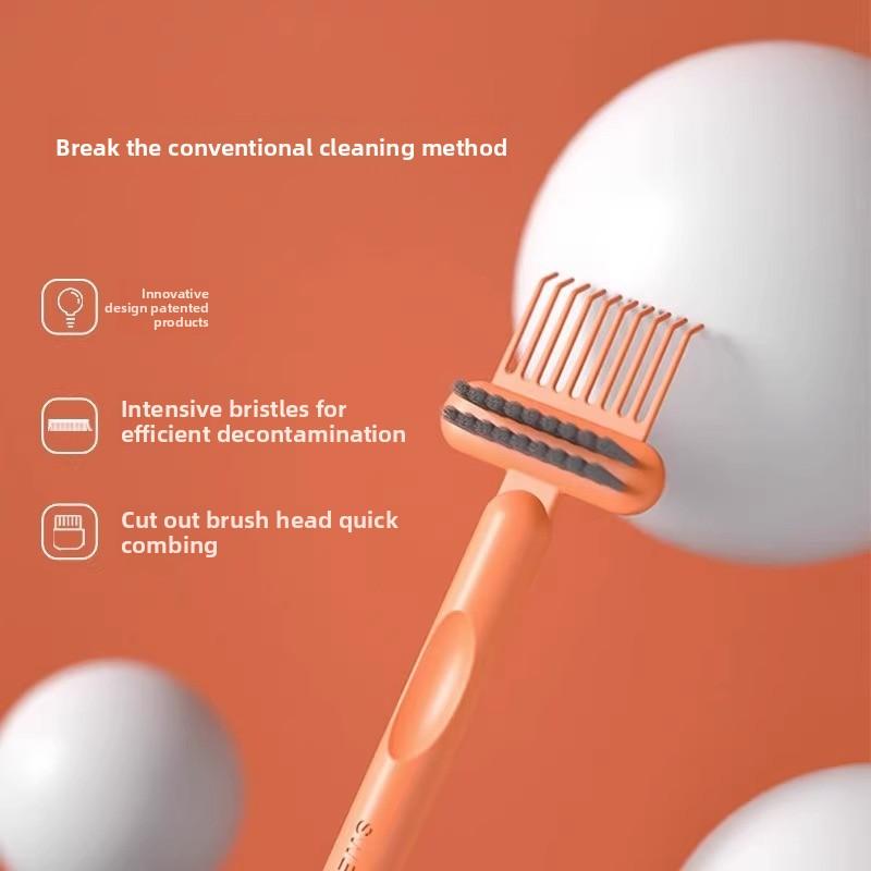 Creative Hairdressing Curls Simple Dual Purpose Cleaning Brush