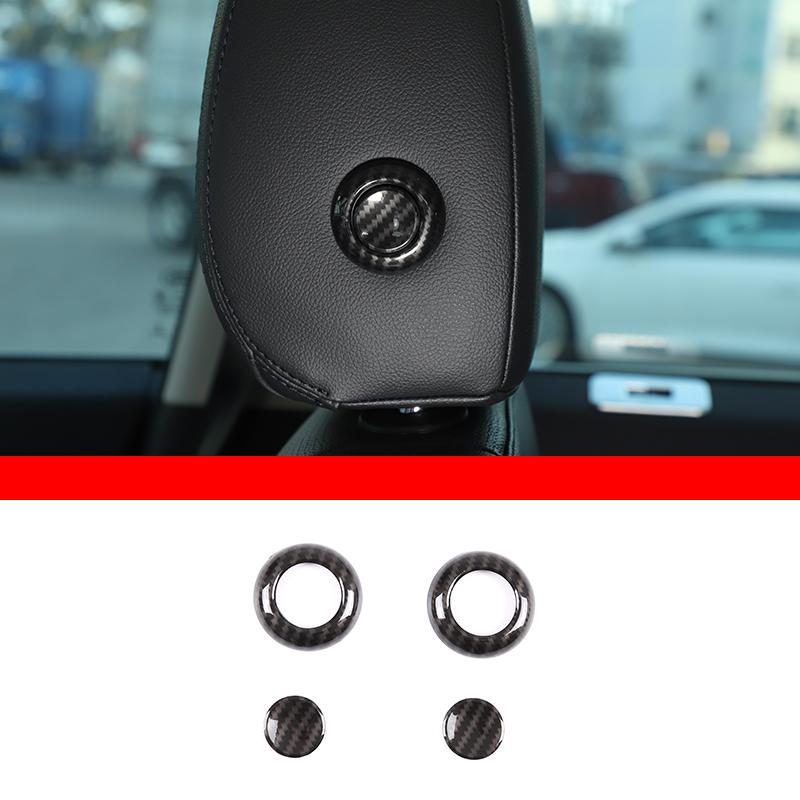 Car Interior Carbon Fiber Style Modified Stickers For Land Rover Discovery Sport 2015-2019 Auto Gear Shift Panel Cover Accessory