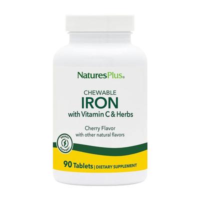 Kauwbaar IJzer met Vitamine C & Kruiden Kersensmaak, 90 Tabletten