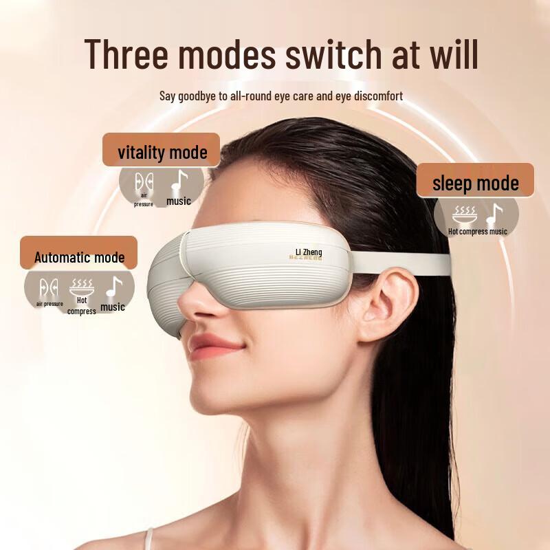 Hozheng Foldable Eye Massager with Air Pressure & Music
