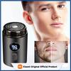 Mini rasoio elettrico da uomo ricaricabile tramite Type-C, ricaricabile in auto, portatile, con display digitale a LED, utilizzabile sia a secco che sotto la doccia. Rasoio per uomo, donna e casa.