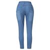 Frauen Sommer Elastische Plus Lose Denim Casual Kordelzug Plus Cropped Jeans