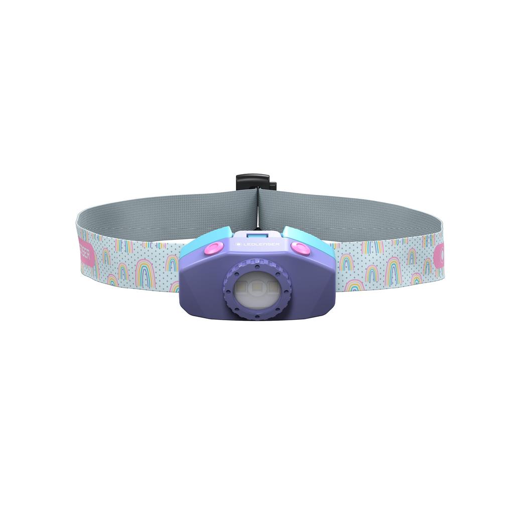 Ledlenser KIDLED2 Purple LED Headlamp for Battery Maximum 40 502538 Japanese Kids, Operated, Lumens, [Genuine Product]