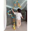 Electric Puzzle Magnetic Track Train Kids Cube Montessori Toy Construction Tracks Brain Development Learn Set DIY for Kid Friendly Entertaining Fun
