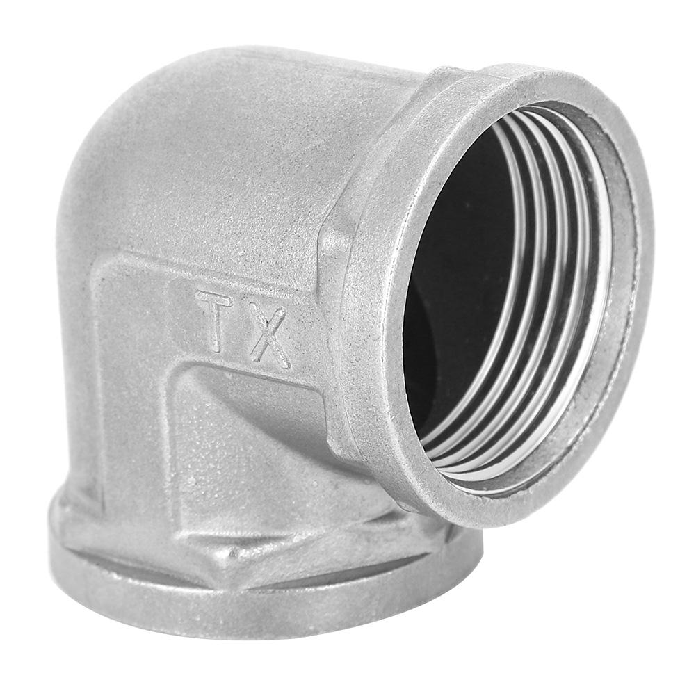 G1in Female Thread Elbow Connector Pipe Fitting Adapter Quick Connector for Plumbing Fuel Gas