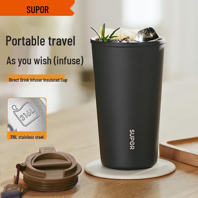 Supor 500ml Portable Insulated Coffee Cup
