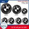 New Hots E60 7pcs 45mm 68mm 74mm 82mm Car Logo Front Hood Emblem rear boot badge for BMW E28 E32 E43 E52 E53 E63 E64 E93 E94 E8