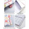 English A5 Agenda Planning Notebook Flower Design To-do List Notebook Diary Writing Pads  Business