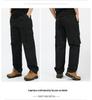 Spring & Autumn Multi-Pocket Loose Fit Casual Pants for Middle-Aged Men