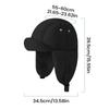 Trapper Hat Warm Earflaps Headwear Warm Cycling Hat For Outdoor Sports Cycling Hiking Camping Snowboarding Commuting Fishing