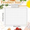 Reusable Rectangular Grilling Mat Nonstick Barbecue Grill Tray BBQ Grill Net  BBQ Vegetables Meats