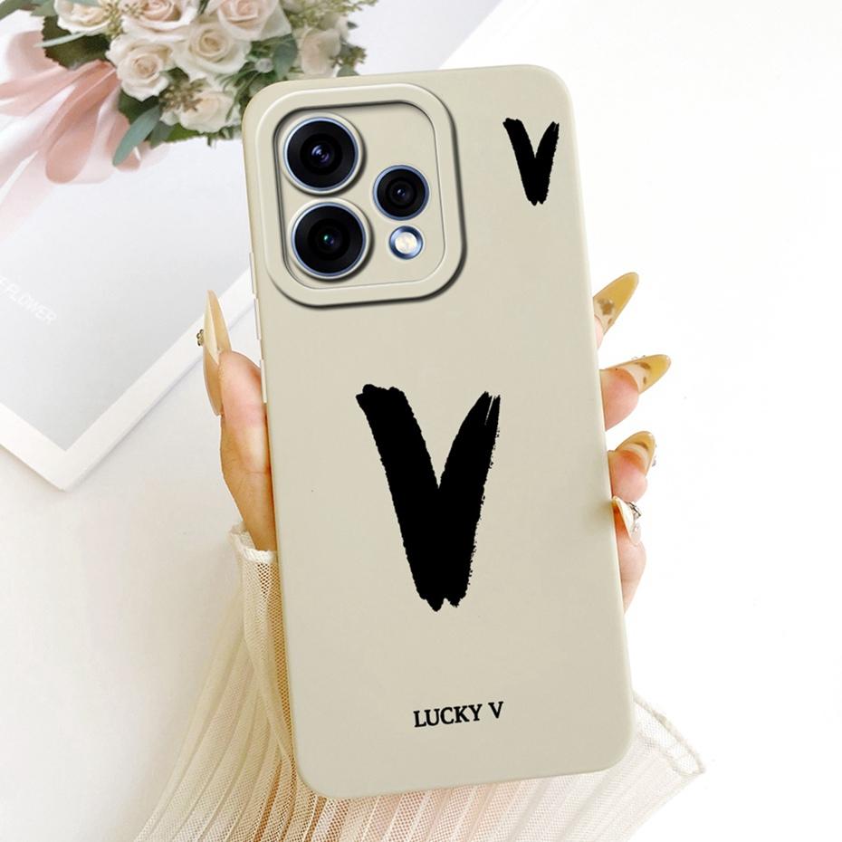 New Fashion Letter Phone Case For OPPO Reno15 5G (CPH2825) Soft Silicone Cases For Oppo Reno 15C Reno15 Shockproof Cover Bumpers