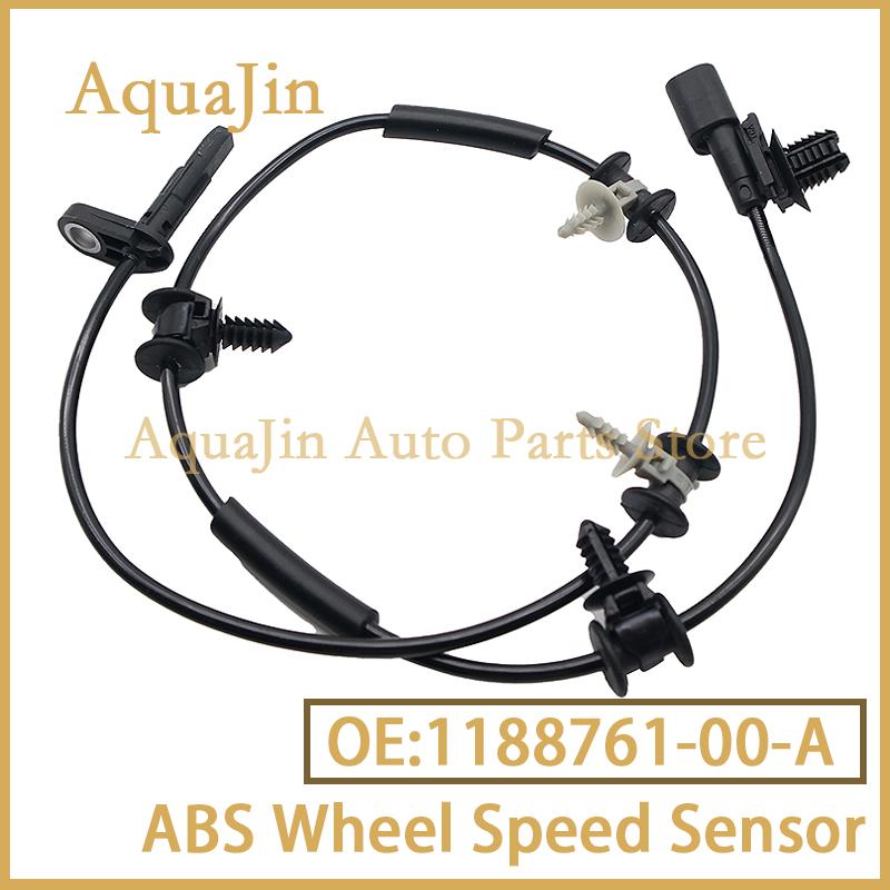 1188761-00-A Front Left Right ABS Wheel Speed Sensor For Tesla Model 3 Y 2017~2025 Fits Auto OE 118876100A 0265011597