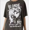 Blondie Shirt Blonde Black Short Sleeve Cotton T Shirt Summer Men's and Women's Loose and Breathable T Shirt Top
