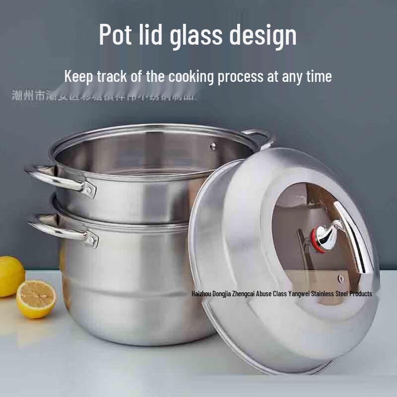 Food-Grade Stainless Steel Steamer Pot