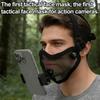 Support de masque tactique à vue subjective pour essais routiers, Support de sangle de casque universel pour GoPro, DJI Action, POV Smartphone