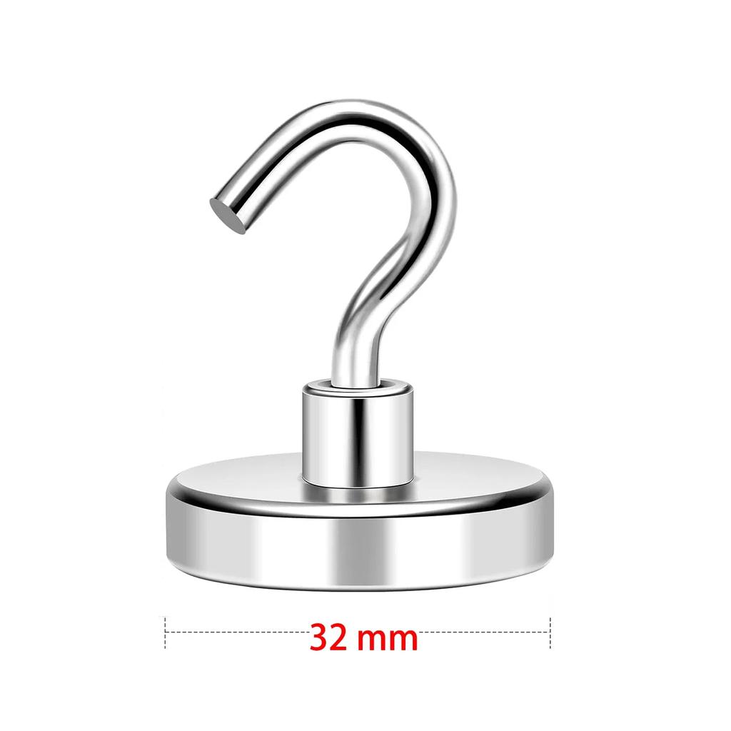 Strong Magnetic Hooks Heavy Duty Magnet Hook Kitchen Bar Storage Magnetic Hooks Key Storage Hooks Multi-Purpose Magnet Hook